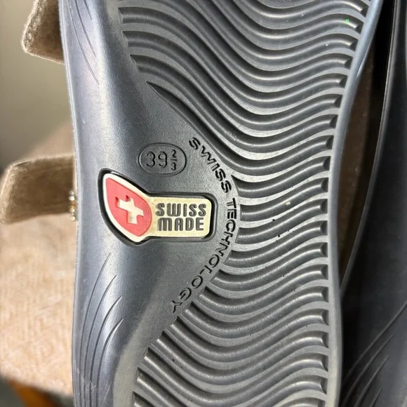 Kybun Kriens Sand Sparkle Suede Leather Sandals Women's Size US 8.5 EU 39.5 - Picture 8 of 8